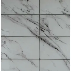 Панель ПВХ Grace Плитка Травертин белый 957*482 мм