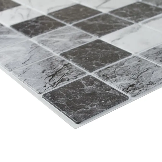 Панель ПВХ Grace Плитка Травертин серый 957*482 мм