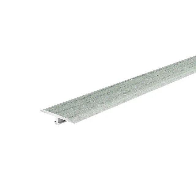 Порог Sanrelia Т20М Т-образный R102 ольха серая с монтажной планкой 20 мм 0.9 м