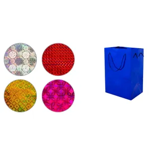 Пакет подарочный M-8193 20*14*10 см