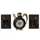 Часы настенные Рубин 2622+2-005 чайник черный с медью с чашками 26.5*53*6 см