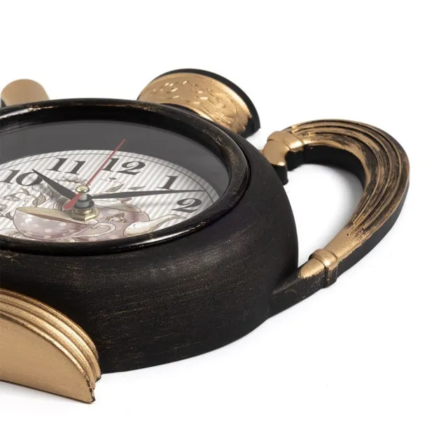 Часы настенные Рубин 2622-005 чайник черный с медью 26.5*24*5 см