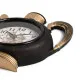Часы настенные Рубин 2622-005 чайник черный с медью 26.5*24*5 см