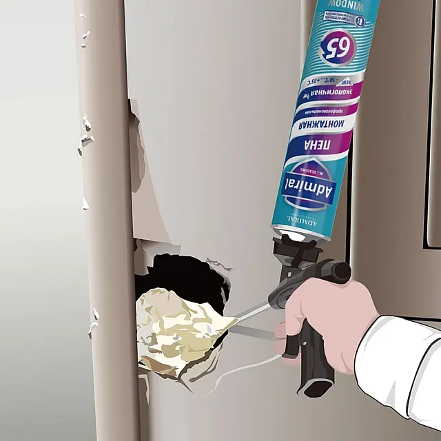 Пена монтажная Admiral 65 всесезонная 1000 мл