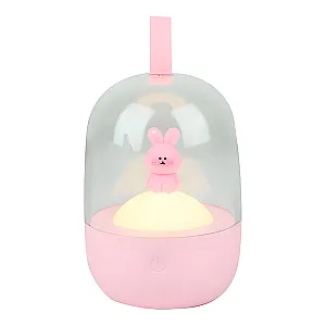 Ночник Lumin-arte TL06 зайчик детский розовый диммируемый сенсорное управление