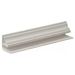 Плинтус потолочный ПВХ Sanrelia Снежана 7 мм 3 м