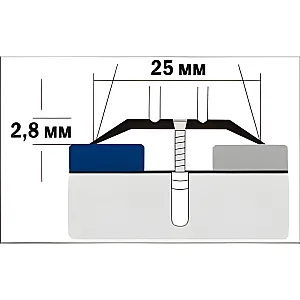 Порог Пластал А1 КД 135 сосна 1.35 м