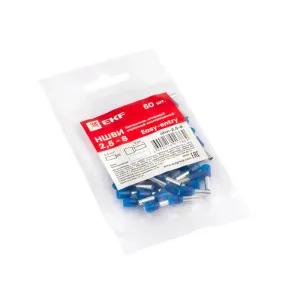 Наконечник штыревой втулочный EKF nhvi-2.5-8 НШвИ 2.5-8 50 шт