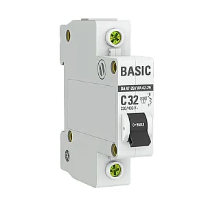 Автоматический выключатель EKF ВА47-29 Basic 12/120 1Р 32А