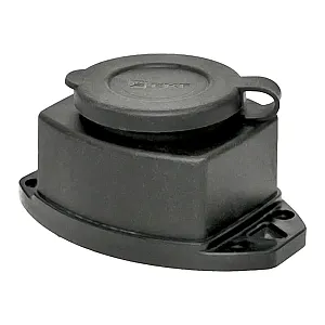 Колодка розеточная EKF Марс RPS-014-16-230-44 2P+PE 16A IP44 с защитной крышкой каучуковая