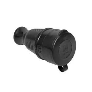 Розетка переносная EKF Basic RPS-012-16-230-44-R 230В 2P+PE 16A IP44 с защитной крышкой каучуковая