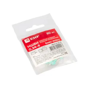Наконечник штыревой втулочный EKF nhvi-0.34-8 НШвИ 0.34-8 50 шт