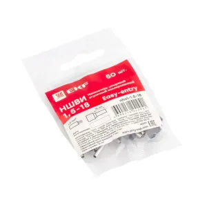 Наконечник штыревой втулочный EKF nhvi-1.5-18 НШвИ 1.5-18 50 шт