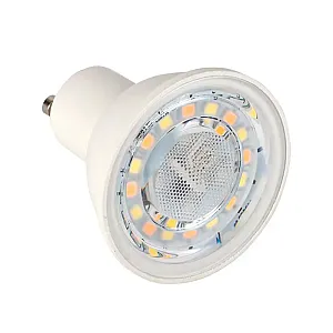 Умная светодиодная лампа EKF Connect slwf-gu10-rgbw WIFI RGBW-3000K-6500K-5Вт-GU10