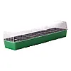 Мини-парник InGreen ING60011F пластмассовый 18 ячеек зеленый 455*215*130 мм