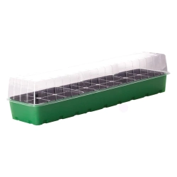 Мини-парник InGreen ING60011F пластмассовый 18 ячеек зеленый 455*215*130 мм