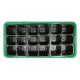 Мини-парник InGreen ING60011F пластмассовый 18 ячеек зеленый 455*215*130 мм