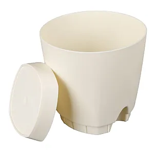 Горшок для цветов InGreen Amsterdam ING6202СЛ сливочный с прикорневым поливом 8 л