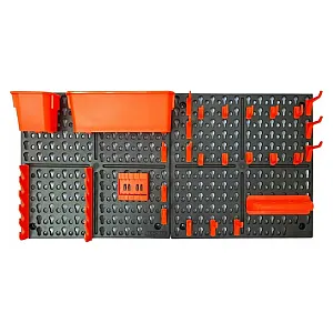 Стенд для инструментов Blocker Expert BR3822ЧРОР с наполнением 652*100*326 мм