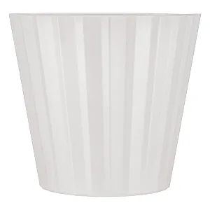 Горшок для цветов InGreen Sand IG640510038 белый жемчуг с дренажной вставкой 2 л