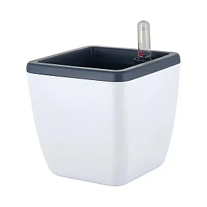 Горшок с автополивом InGreen Munchen Белоснежный жасмин квадратный с внутренней вставкой 1.5 л