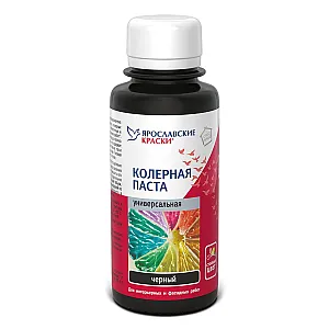 Паста колерная Ярославские краски универсальная черный 0.1 л