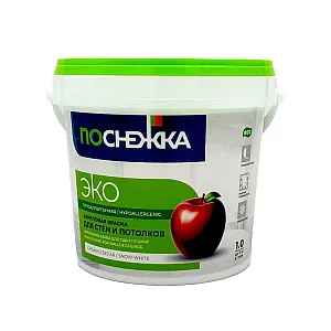 Краска Ярославские краски ПОСНЕЖКА интерьерная белая 1 л