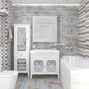 Керамогранит Laparet Havana SG163800N 402*402*8 мм голубой матовый