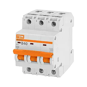 Автоматический выключатель TDM Electric SQ0206-0046 ВА47-29 3Р 40А 4.5кА