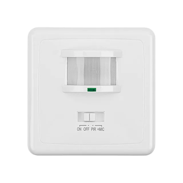 Датчик движения TDM Electric ДДВ-03 SQ0324-0013 встраиваемый в стену с датчиком шума