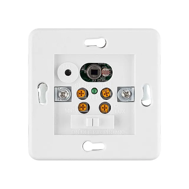 Датчик движения TDM Electric ДДВ-03 SQ0324-0013 встраиваемый в стену с датчиком шума