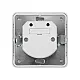 Датчик движения TDM Electric ДДВ-03 SQ0324-0013 встраиваемый в стену с датчиком шума