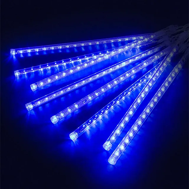 Гирлянда TDM Electric Сосульки SQ0361-0027 30 см 8 шт в комплекте 3.8 м падающий голубой свет