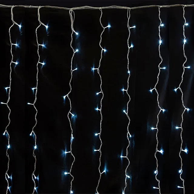 Гирлянда новогодняя TDM Electric Занавес SQ0361-0028 8 режимов 1.5*1.5 м белый свет
