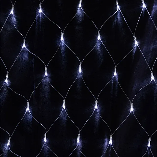 Гирлянда новогодняя TDM Electric Сеть SQ0361-0030 8 режимов 1.5*1.5 м белый свет