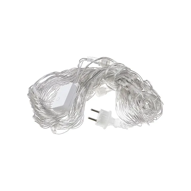 Гирлянда новогодняя TDM Electric Сеть SQ0361-0030 8 режимов 1.5*1.5 м белый свет