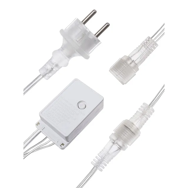 Гирлянда новогодняя TDM Electric Сеть SQ0361-0030 8 режимов 1.5*1.5 м белый свет