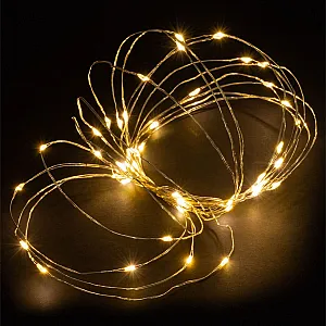 Гирлянда светодиодная TDM Electric Роса SQ0361-0052 50LED 3000К 3*АА 5 м