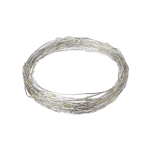 Гирлянда светодиодная TDM Electric Роса SQ0361-0053 100 Led 3000К 3*АА 10 м