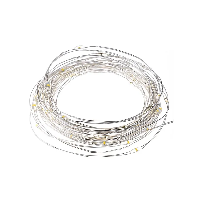 Гирлянда светодиодная TDM Electric Роса SQ0361-0056 100LED 3000К 2*CR2032 10 м