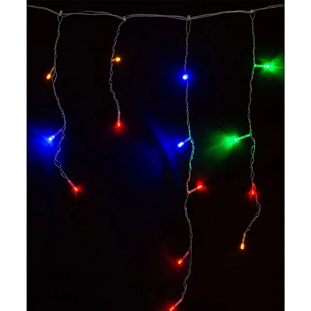 Гирлянда светодиодная TDM Electric Бахрома SQ0361-0078 68LED 8 режимов 1.9*0.5 м многоцветная