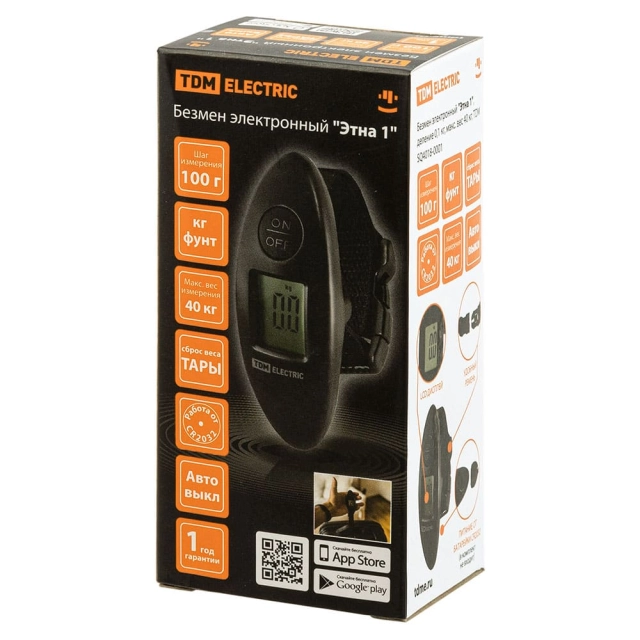 Безмен электронный TDM Electric Этна 1 SQ4018-0001 40 кг Безмен электронный TDM Electric Этна 1 SQ4018-0001 40 кг