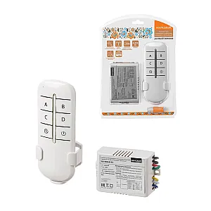 Комплект для беспроводного управления освещением TDM Electric Народный Уютный дом ПУ3-МK-Н-4 SQ1508-0115 4 канала