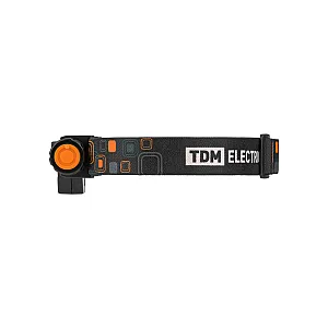 Фонарь налобный TDM Electric SQ0350-0070 5Вт cree+3Вт COB Li-ion 3.7В 18650 120лм USB