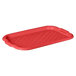 Поднос Homver Verona 2211093 прямоугольный 430*275*25 мм красный