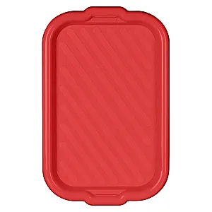 Поднос Homver Verona 2211093 прямоугольный 430*275*25 мм красный