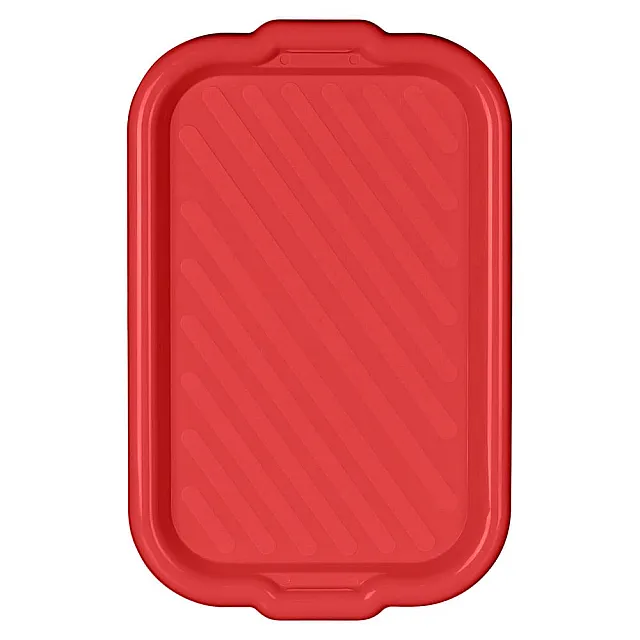 Поднос Homver Verona 2211093 прямоугольный 430*275*25 мм красный