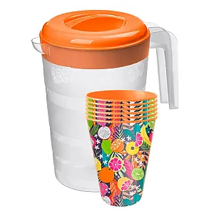 Набор для пикника IdiLand 2211839 оранжевый 7 предметов