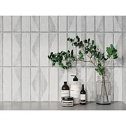 Плитка Gracia Ceramica Cameo grey decor 01 250*600 мм 1 сорт