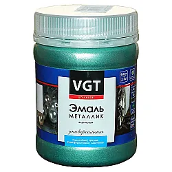 Эмаль металлик VGT ВД-АК-1179 универсальная изумруд 0.23 кг